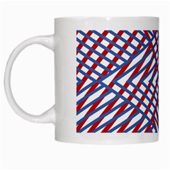 Abstract Chaos Confusion White Mugs by Nexatart