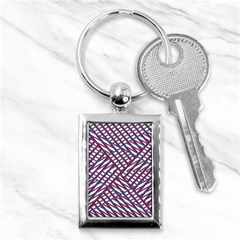 Abstract Chaos Confusion Key Chains (rectangle)  by Nexatart