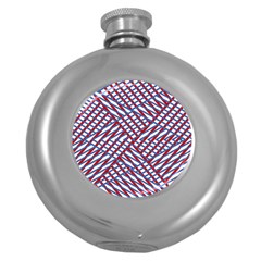 Abstract Chaos Confusion Round Hip Flask (5 Oz) by Nexatart