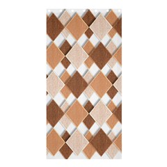 Fabric Texture Geometric Shower Curtain 36  X 72  (stall)  by Nexatart