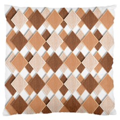 Fabric Texture Geometric Standard Flano Cushion Case (one Side) by Nexatart