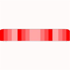 Red Monochrome Vertical Stripes Small Bar Mats by Nexatart