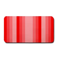 Red Monochrome Vertical Stripes Medium Bar Mats by Nexatart