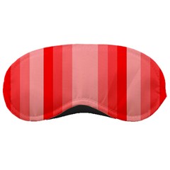 Red Monochrome Vertical Stripes Sleeping Masks by Nexatart