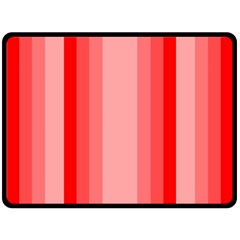 Red Monochrome Vertical Stripes Double Sided Fleece Blanket (large)  by Nexatart