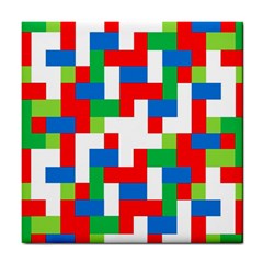 Geometric Maze Chaos Dynamic Tile Coasters by Nexatart