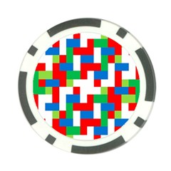 Geometric Maze Chaos Dynamic Poker Chip Card Guard by Nexatart