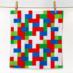 Geometric Maze Chaos Dynamic Face Towel by Nexatart