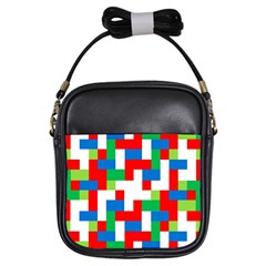 Geometric Maze Chaos Dynamic Girls Sling Bags by Nexatart