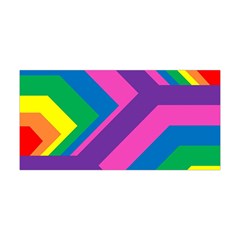 Geometric Rainbow Spectrum Colors Yoga Headband by Nexatart