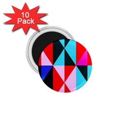 Geometric Pattern Design Angles 1 75  Magnets (10 Pack)  by Nexatart