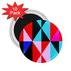 Geometric Pattern Design Angles 2 25  Magnets (10 Pack)  by Nexatart