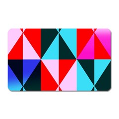 Geometric Pattern Design Angles Magnet (rectangular) by Nexatart