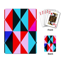 Geometric Pattern Design Angles Playing Card by Nexatart