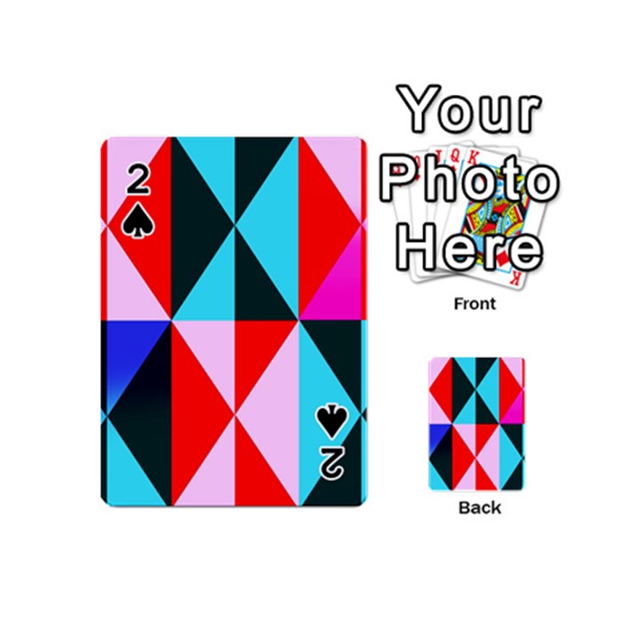 Geometric Pattern Design Angles Playing Cards 54 (Mini) 