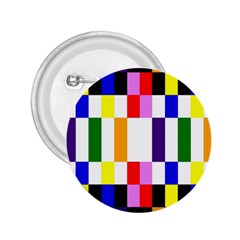 Rainbow Color Blocks Red Orange 2 25  Buttons by Nexatart