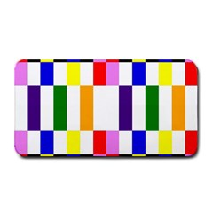 Rainbow Color Blocks Red Orange Medium Bar Mats by Nexatart