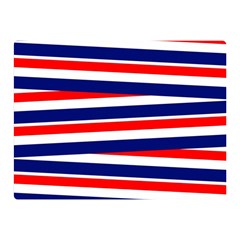 Red White Blue Patriotic Ribbons Double Sided Flano Blanket (mini)  by Nexatart