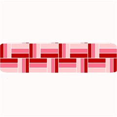 Pink Red Burgundy Pattern Stripes Large Bar Mats by Nexatart