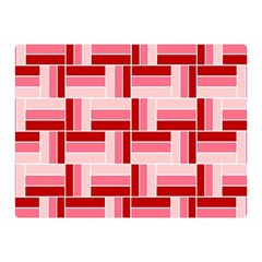 Pink Red Burgundy Pattern Stripes Double Sided Flano Blanket (mini)  by Nexatart