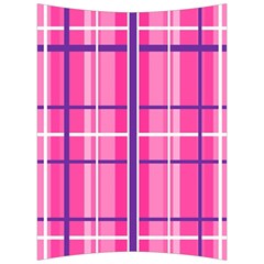 Gingham Hot Pink Navy White Back Support Cushion