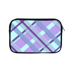 Diagonal Plaid Gingham Stripes Apple Macbook Pro 13  Zipper Case by Nexatart