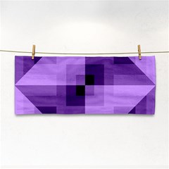 Purple Geometric Cotton Fabric Cosmetic Storage Cases by Nexatart