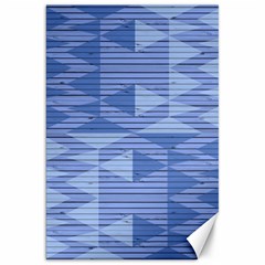 Texture Wood Slats Geometric Aztec Canvas 20  X 30   by Nexatart