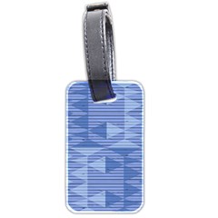 Texture Wood Slats Geometric Aztec Luggage Tags (two Sides)