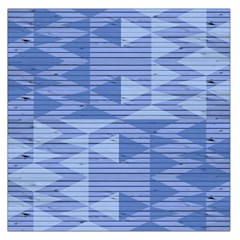 Texture Wood Slats Geometric Aztec Large Satin Scarf (square) by Nexatart