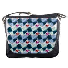 Valentine Valentine S Day Hearts Messenger Bags by Nexatart