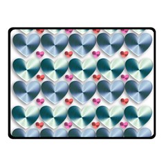 Valentine Valentine S Day Hearts Double Sided Fleece Blanket (small)  by Nexatart