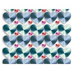 Valentine Valentine S Day Hearts Double Sided Flano Blanket (medium)  by Nexatart