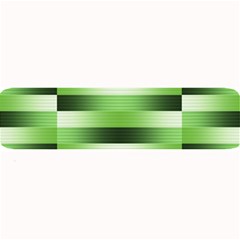 Pinstripes Green Shapes Shades Large Bar Mats by Nexatart