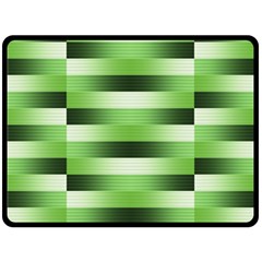 Pinstripes Green Shapes Shades Fleece Blanket (large)  by Nexatart