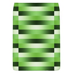 Pinstripes Green Shapes Shades Flap Covers (l)  by Nexatart