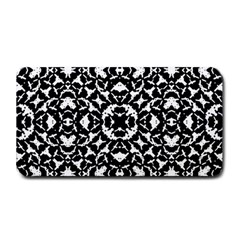 Black And White Geometric Pattern Medium Bar Mats by dflcprints