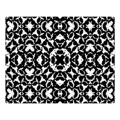 Black And White Geometric Pattern Double Sided Flano Blanket (large)  by dflcprints