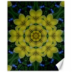 Fantasy Plumeria Decorative Real And Mandala Canvas 16  x 20   15.75 x19.29  Canvas - 1