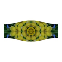 Fantasy Plumeria Decorative Real And Mandala Stretchable Headband by pepitasart