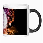 Awesome Eagle With Flowers Morph Mugs Right