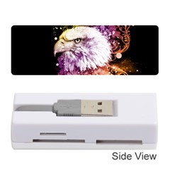 Awesome Eagle With Flowers Memory Card Reader (stick)  by FantasyWorld7