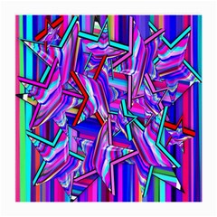 Stars Beveled 3d Abstract Stripes Medium Glasses Cloth by Nexatart