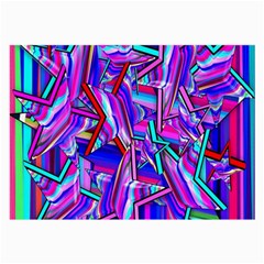 Stars Beveled 3d Abstract Stripes Large Glasses Cloth by Nexatart