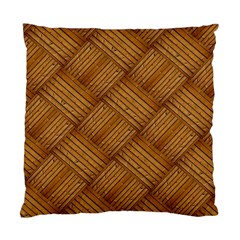 Wood Texture Background Oak Standard Cushion Case (two Sides) by Nexatart