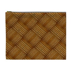 Wood Texture Background Oak Cosmetic Bag (xl)