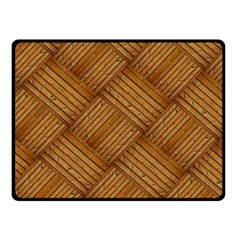 Wood Texture Background Oak Fleece Blanket (small) by Nexatart