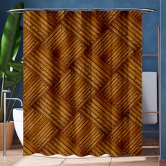 Wood Texture Background Oak Shower Curtain 60  X 72  (medium)  by Nexatart