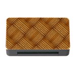 Wood Texture Background Oak Memory Card Reader with CF Front