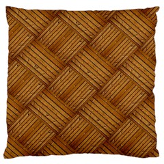 Wood Texture Background Oak Large Cushion Case (one Side) by Nexatart